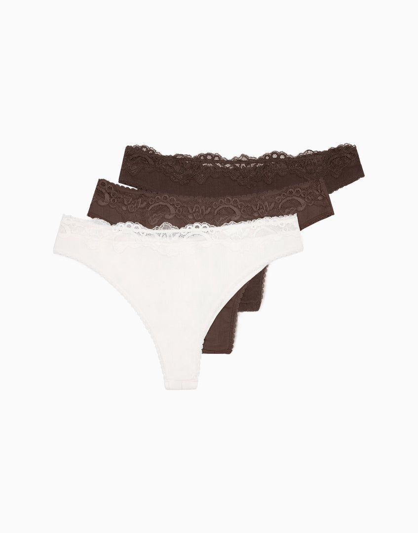 Set mit 3 mittelhohen Brazilian-Slips MD1090