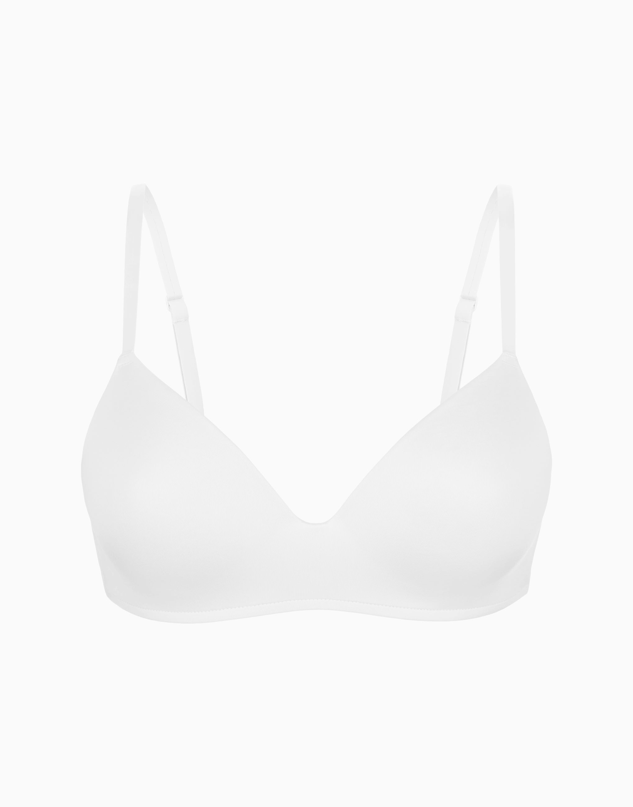Skin underwired preformed cup bra