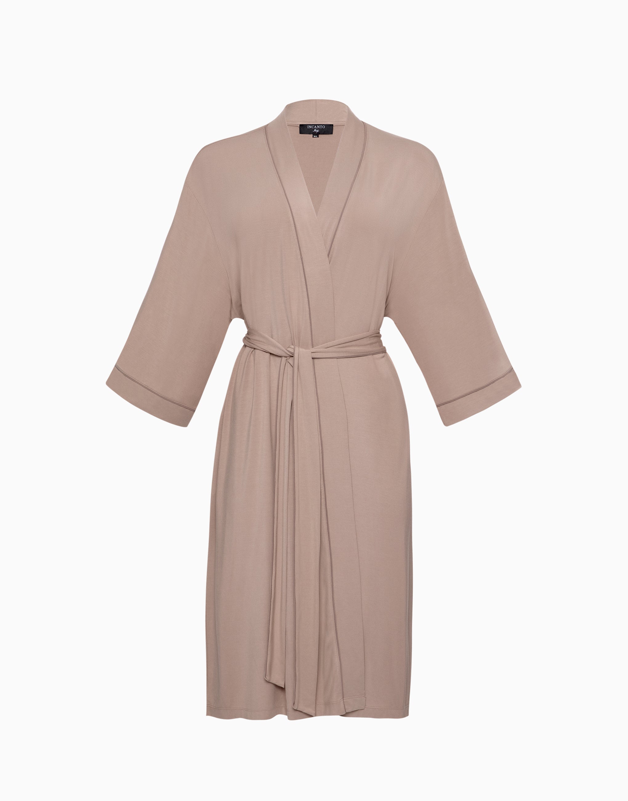 PD826 Three-Quarter Sleeve Dressing Gown