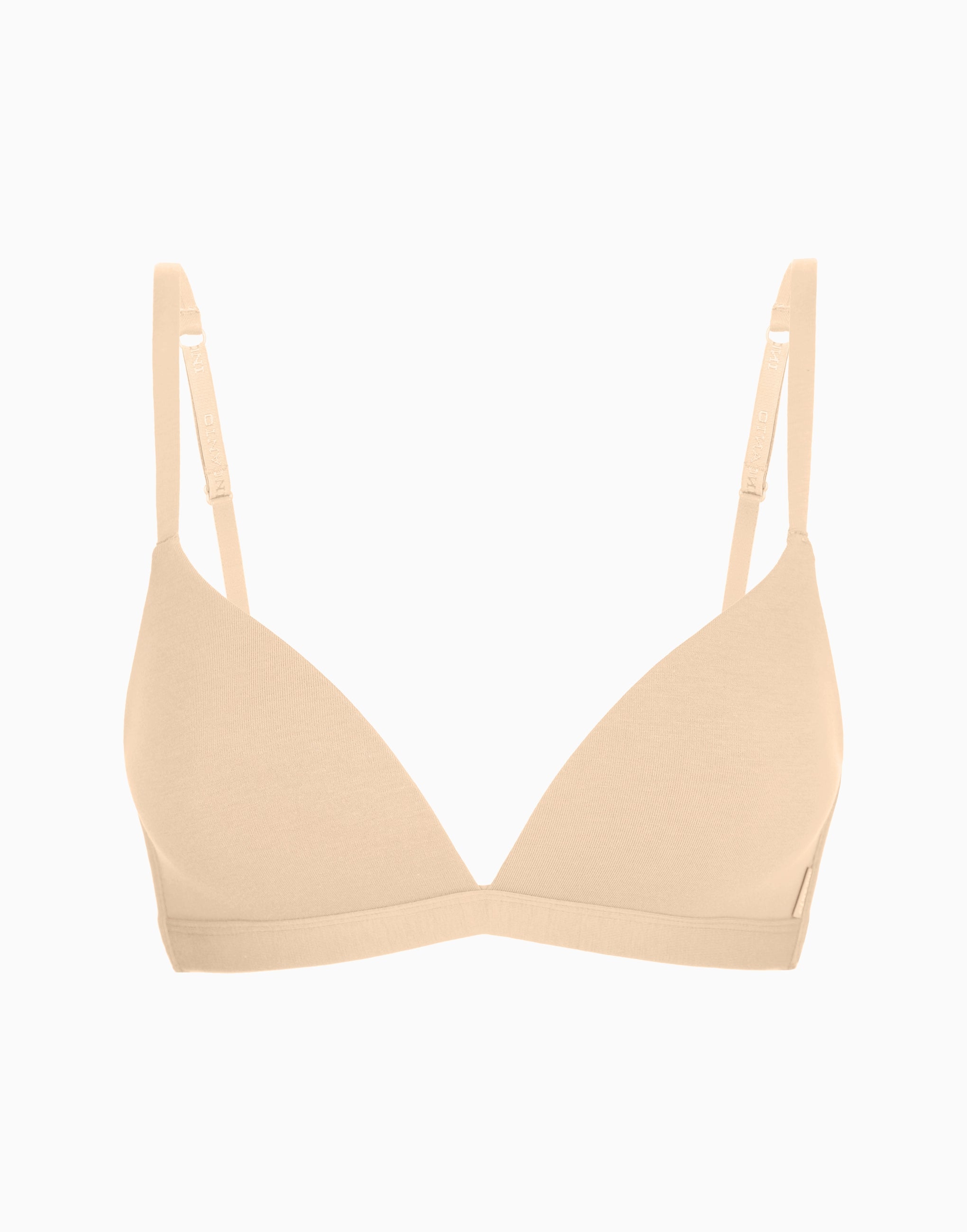 Comfort underwireless preformed triangle bra