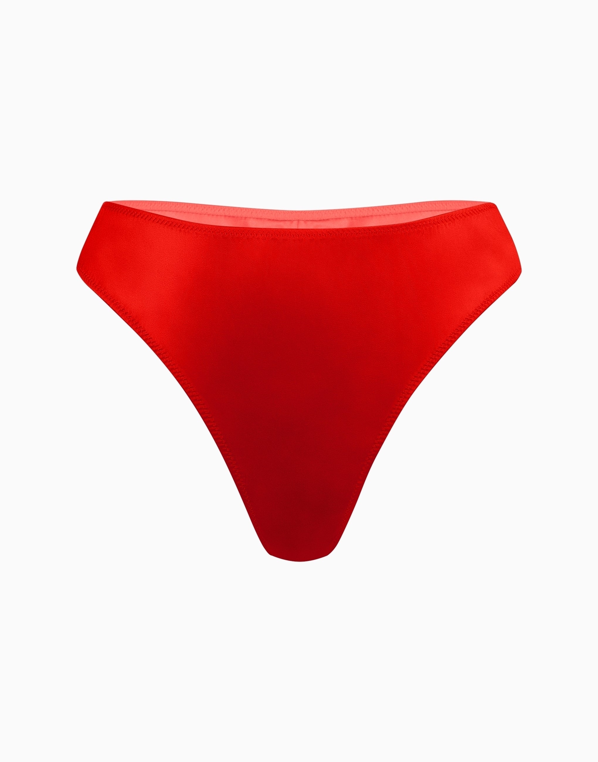 Culotte brésilienne taille mi-haute en soie CD377