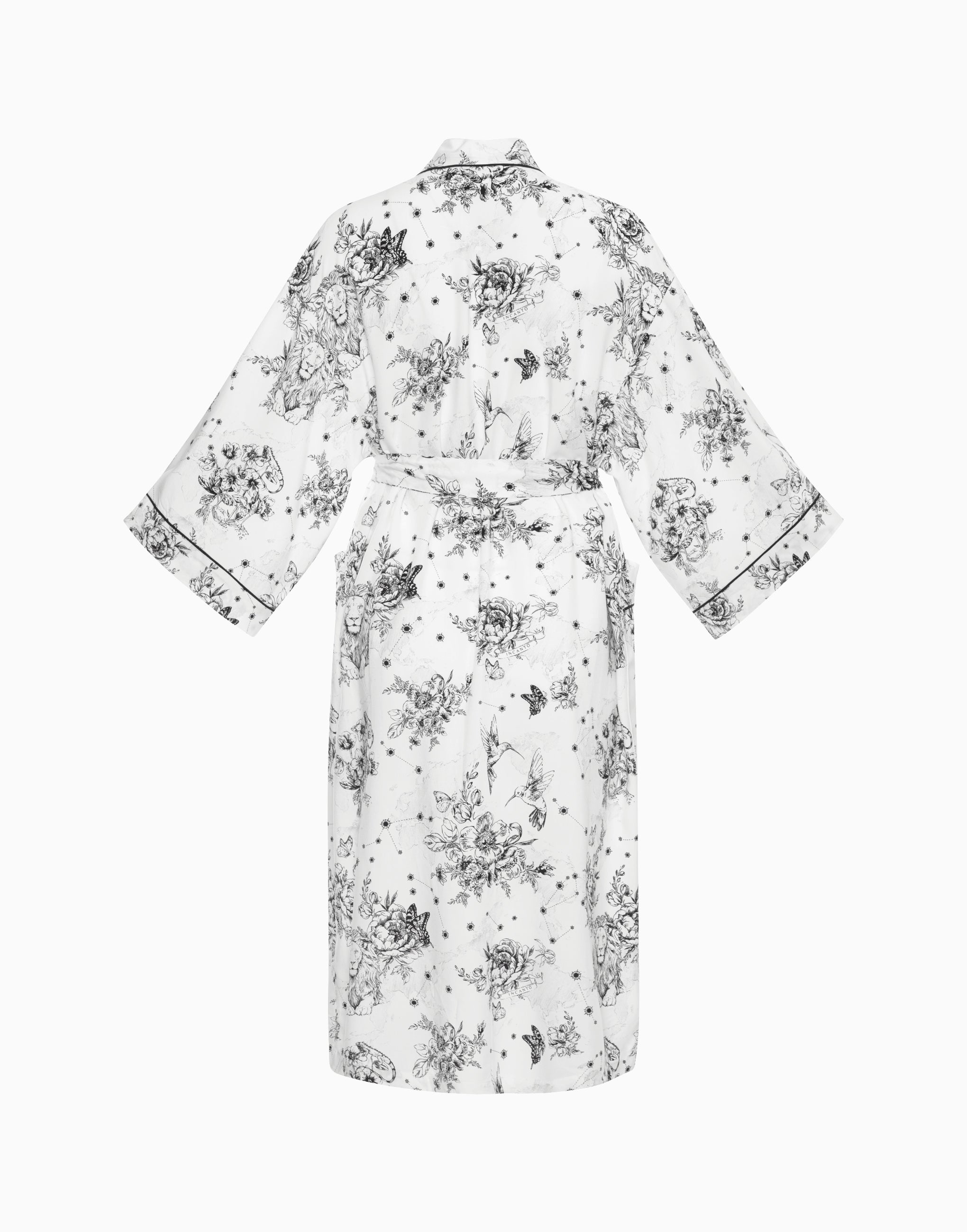 PD1010 Three-Quarter Sleeve Dressing Gown