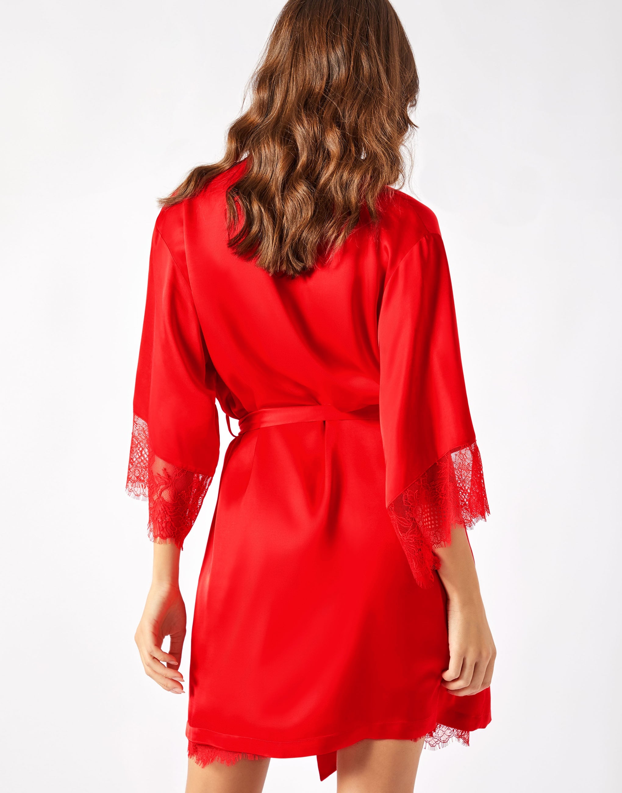 PD858 Three-Quarter Sleeve Dressing Gown