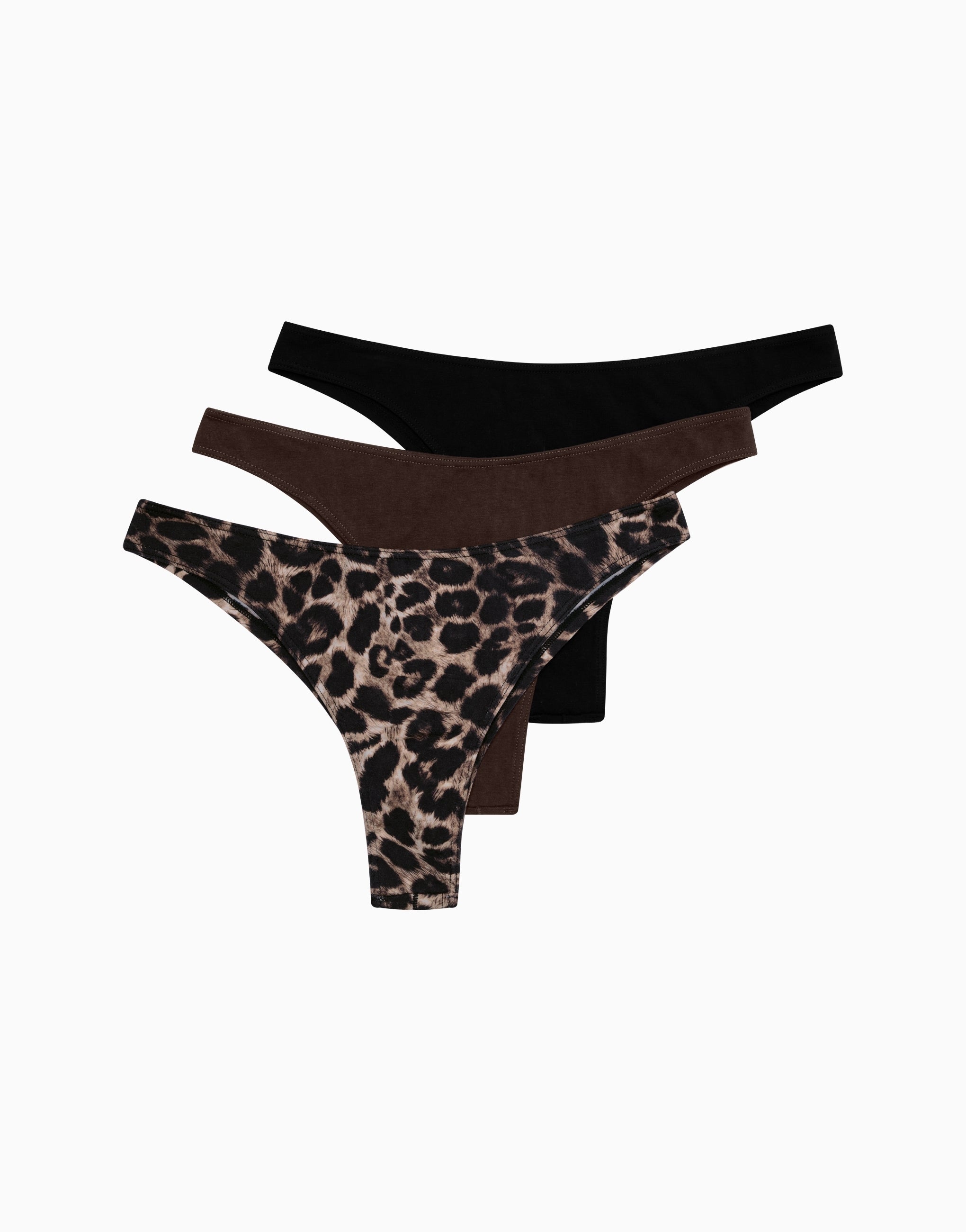 Set of 3 Brazilian Mid-Rise Briefs MD981