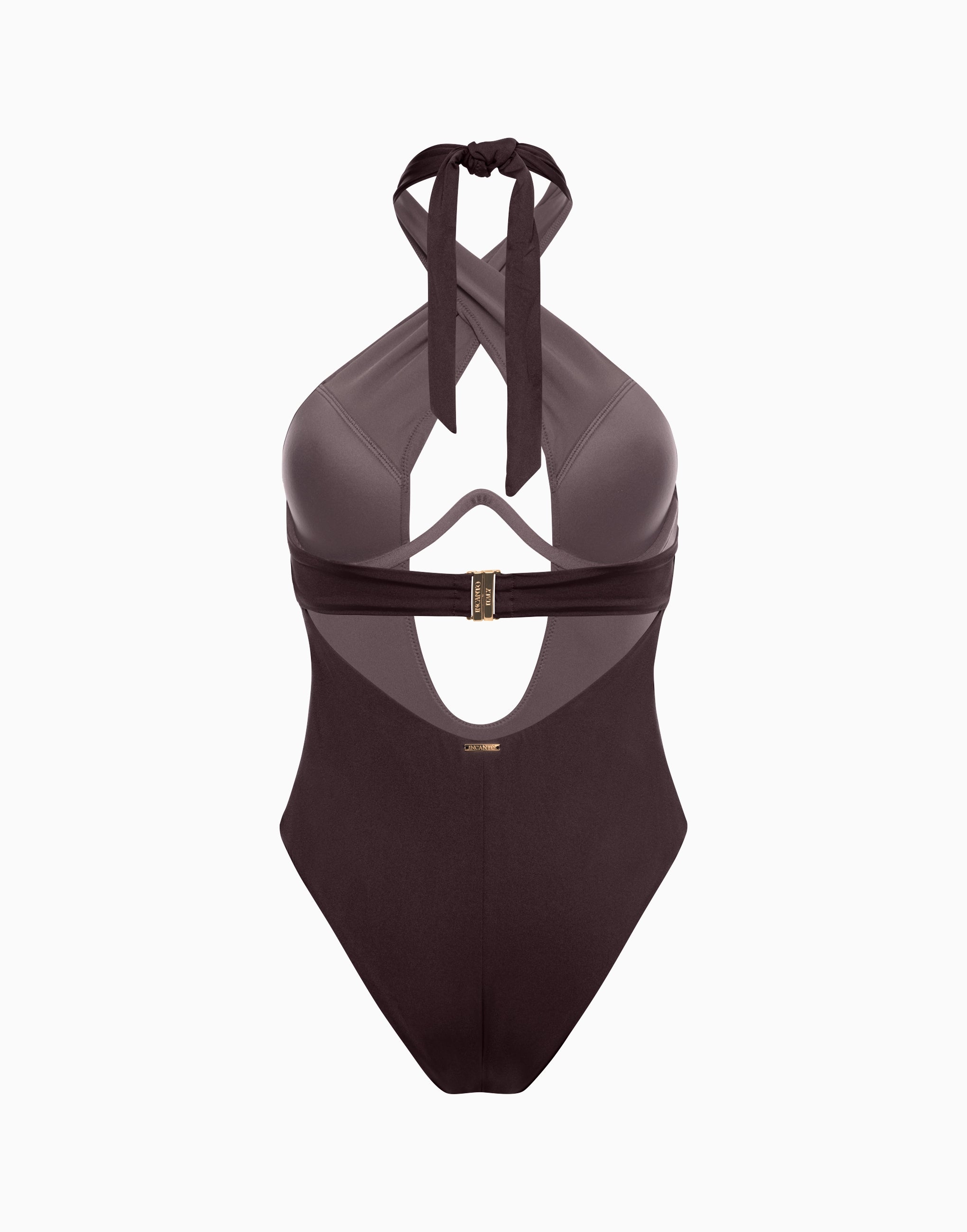 One-piece swimsuit with preformed cups ID810