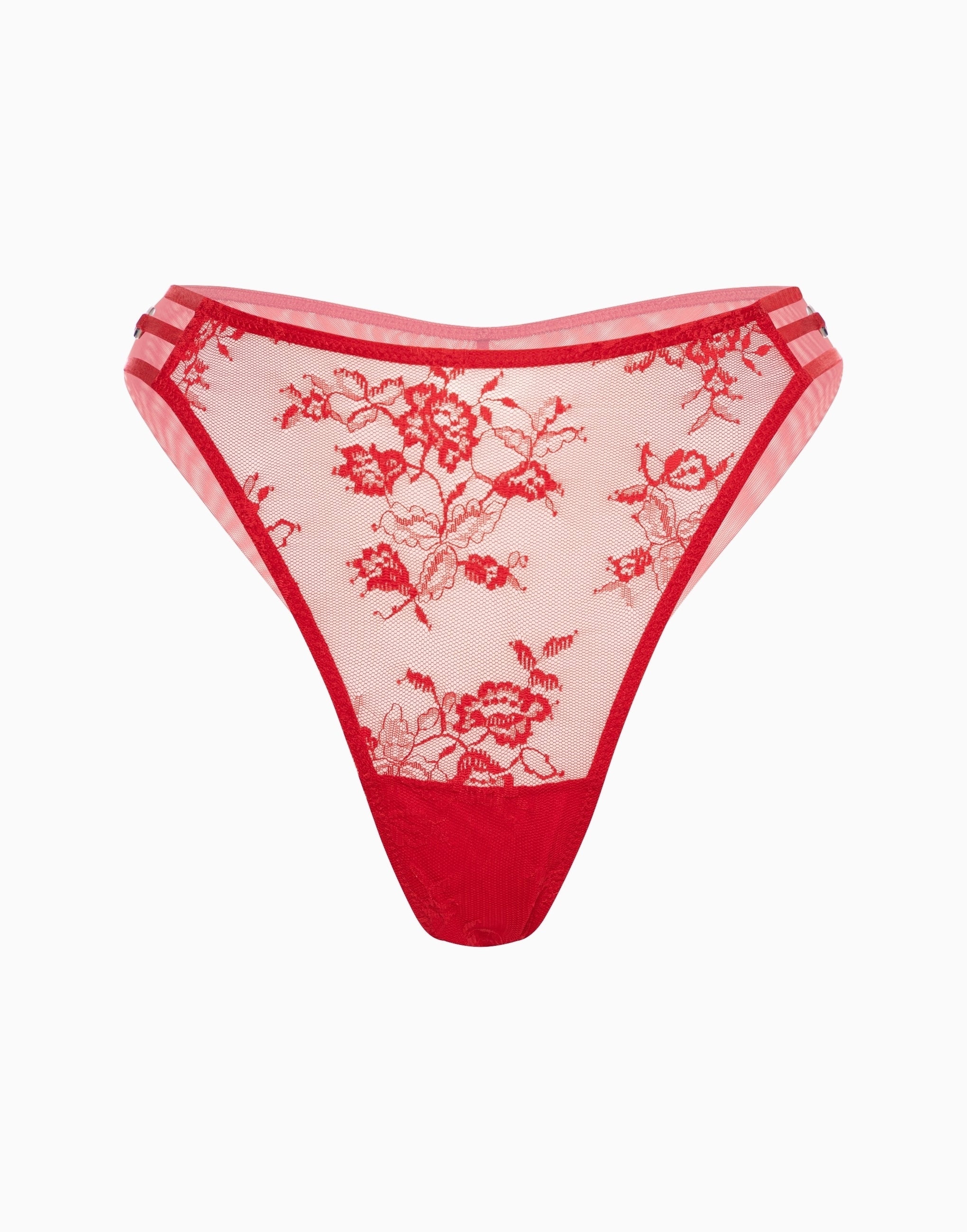 CD867 High Waist Brazilian Briefs