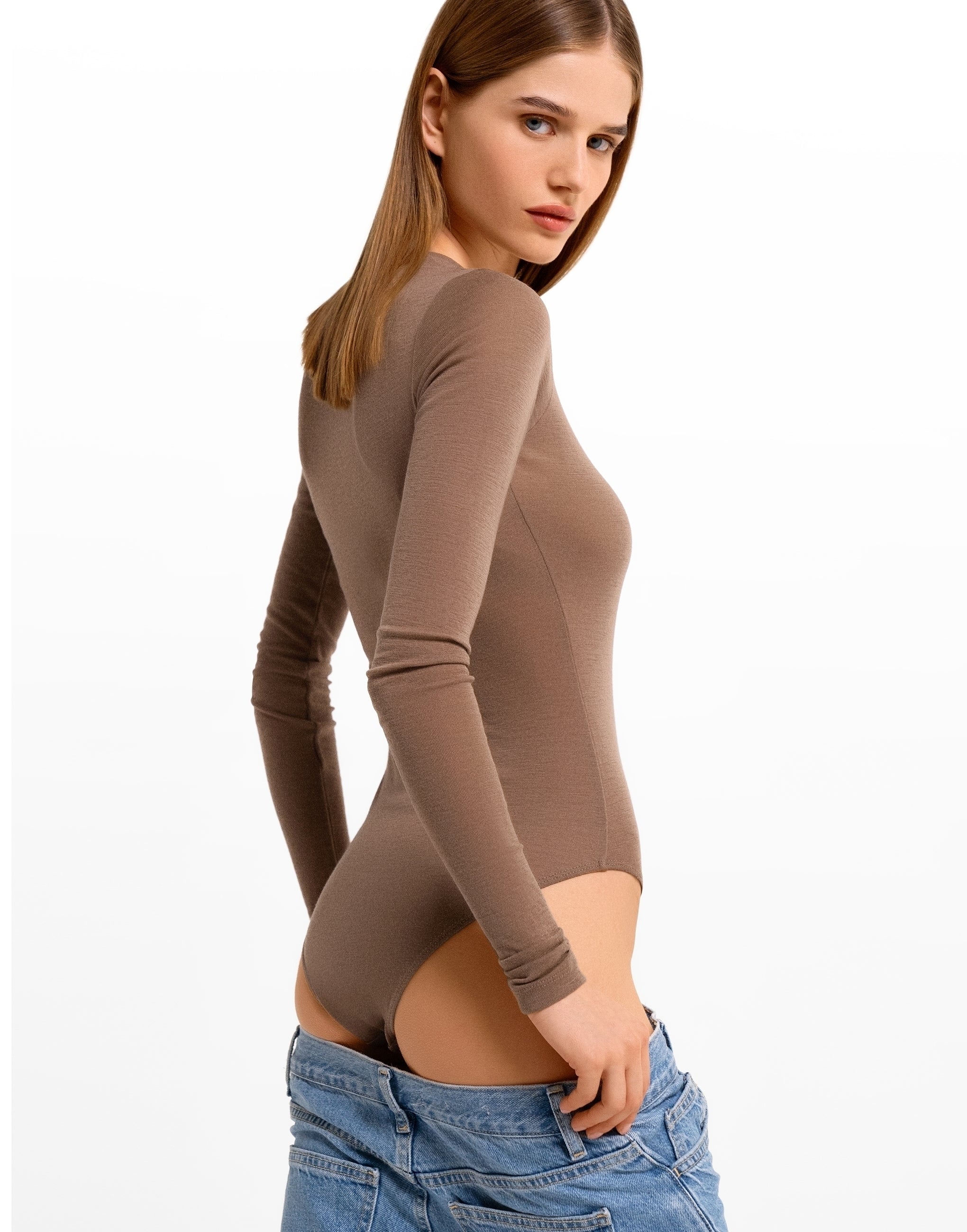 TD581 Long Sleeve Bodysuit
