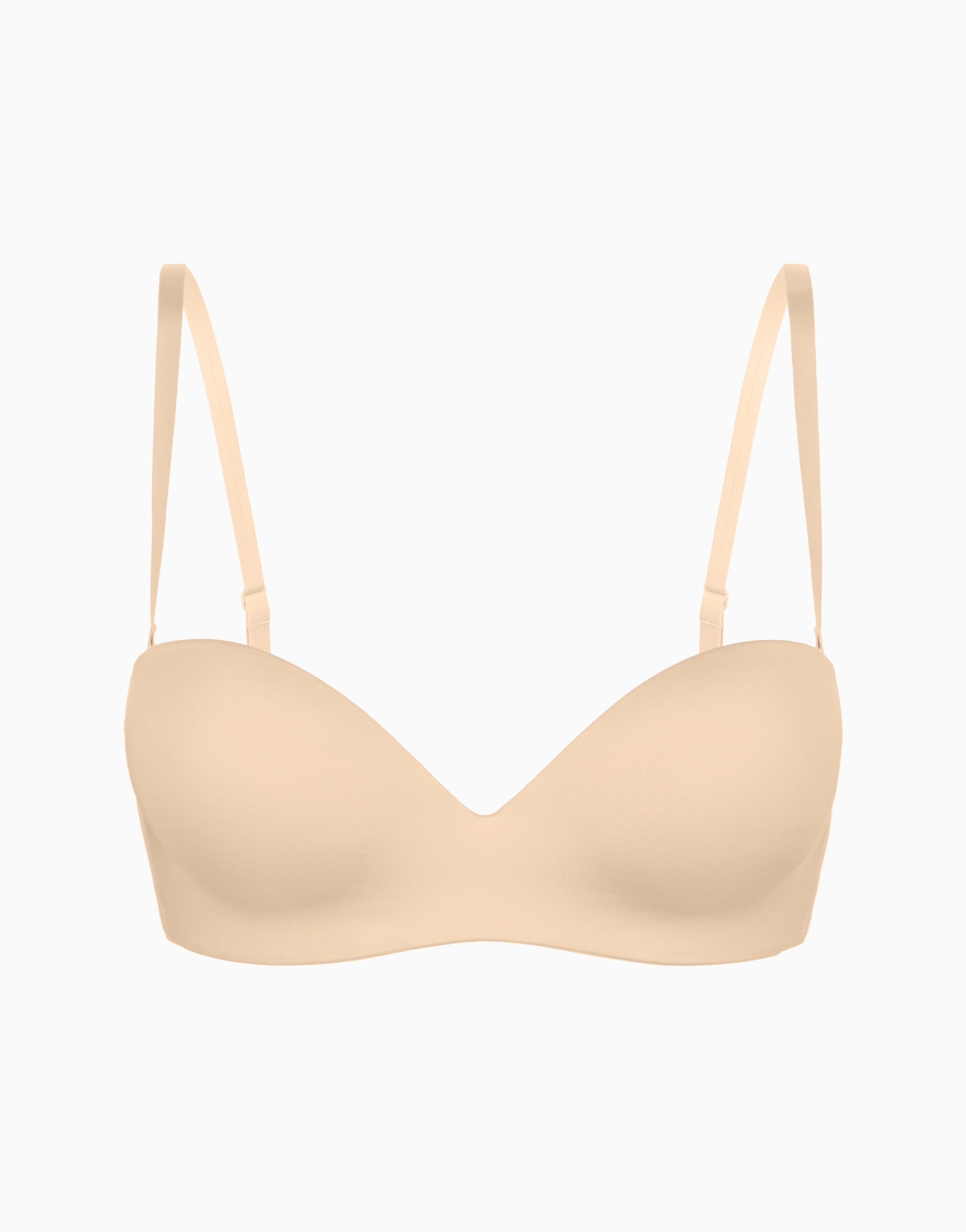 Doppel-Push-Up Balconette-BH mit vorgeformten Cups ohne Bügel Skin