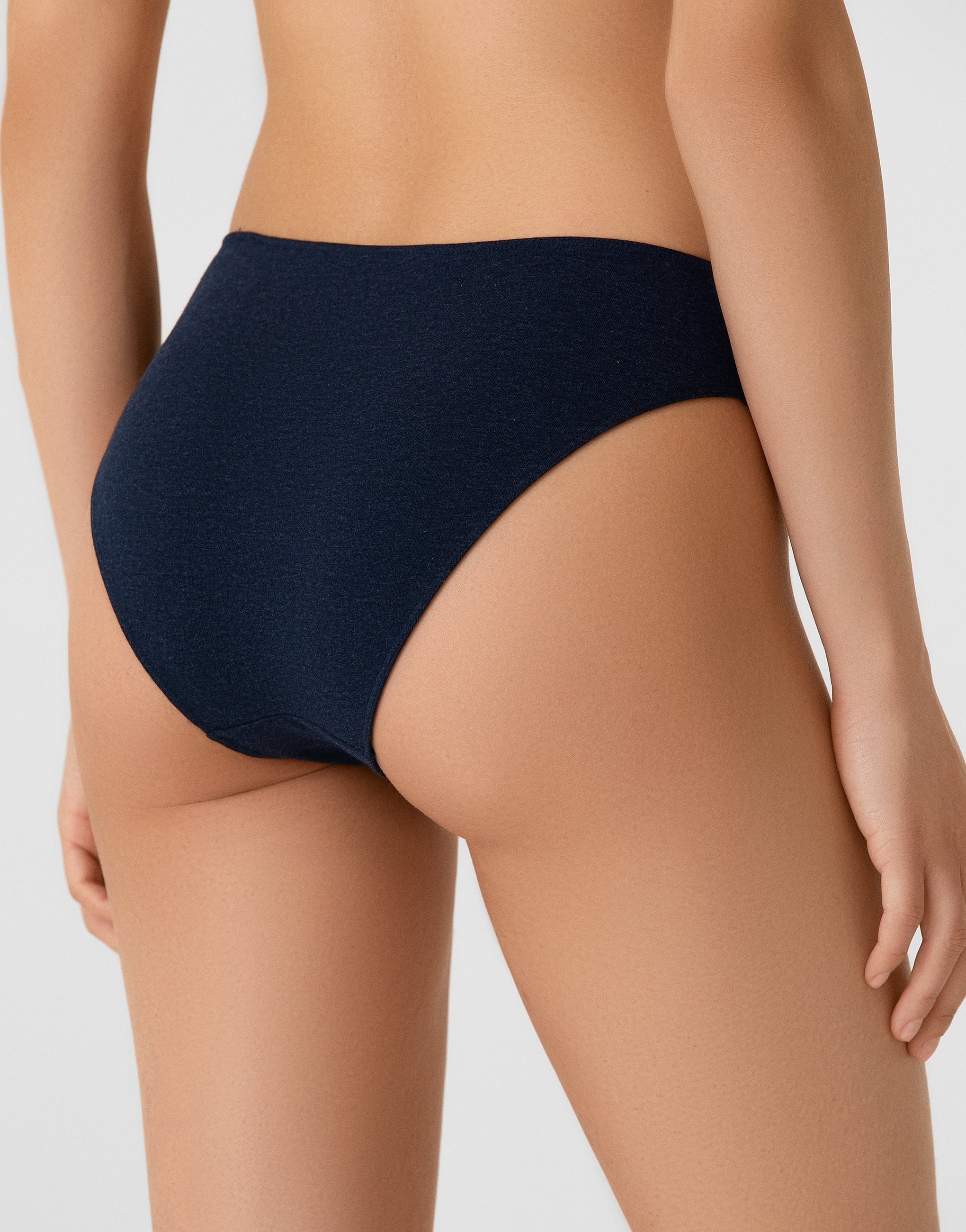 Set of 3 high-waisted briefs MD775