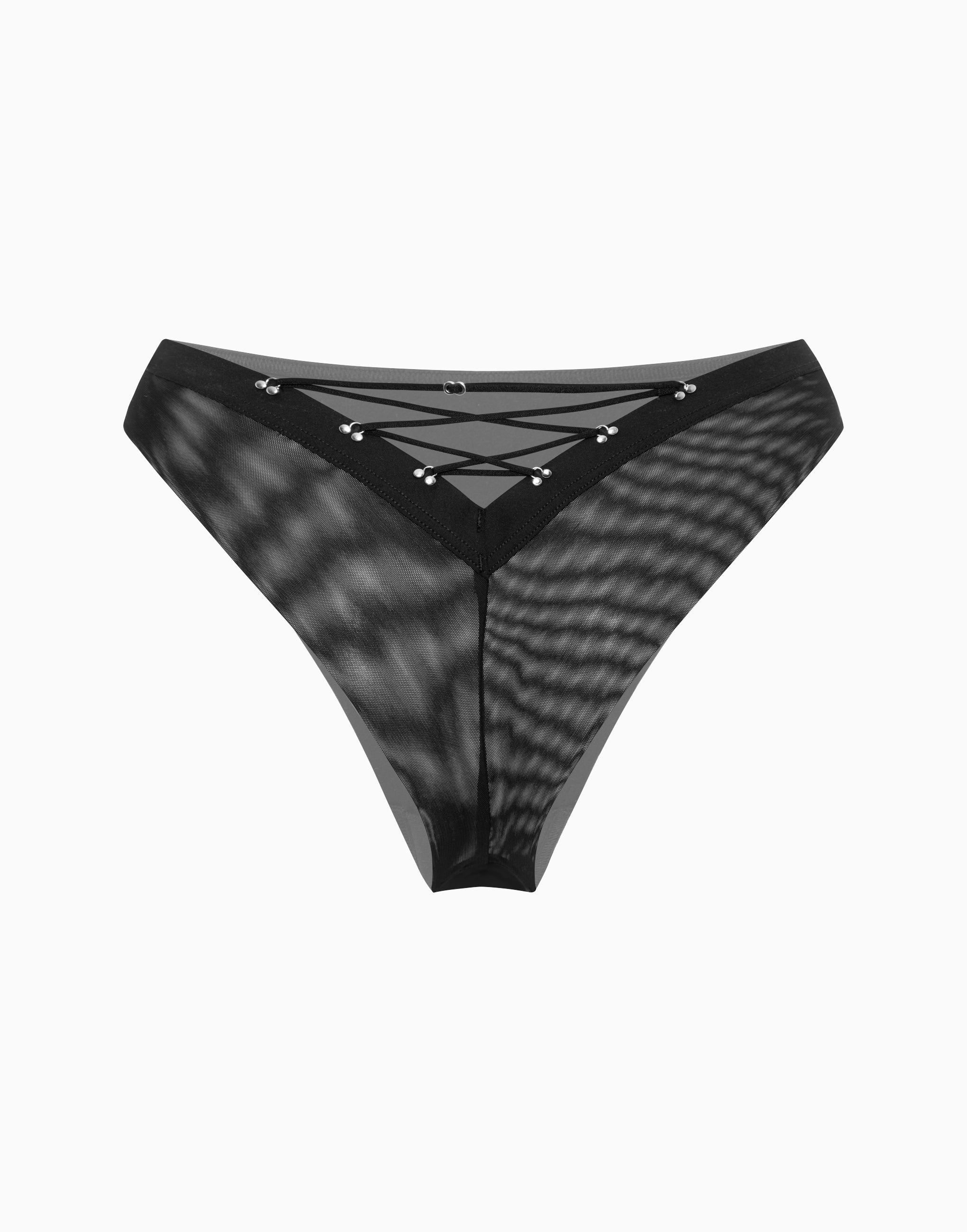 CD897 High Waist Brazilian Briefs