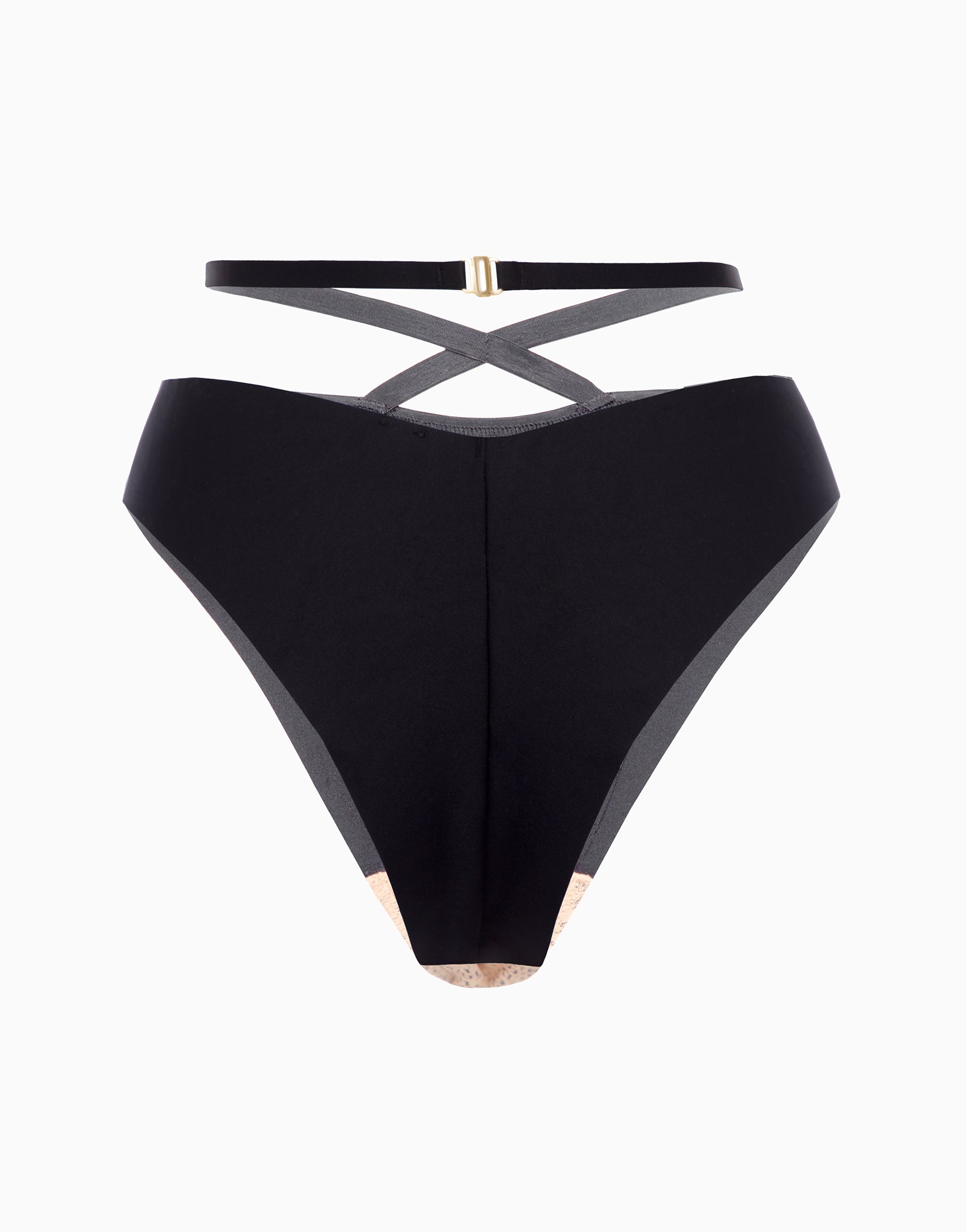 CD943 High Waist Brazilian Briefs
